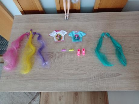 Mattel barbie s rozprávkovými vlasmi,