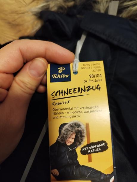 Nový overal tchibo, tchibo,98 / 104