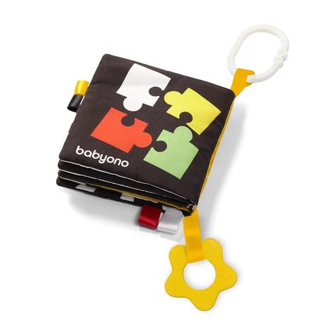 Mäkká senzorická knižka babyono my contrast book,