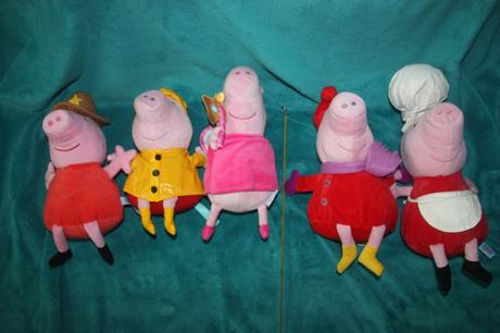 Peppa pig 5 ks, 