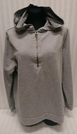 Dámska sivá mikina s kapucňou, canda, xxl, xxl