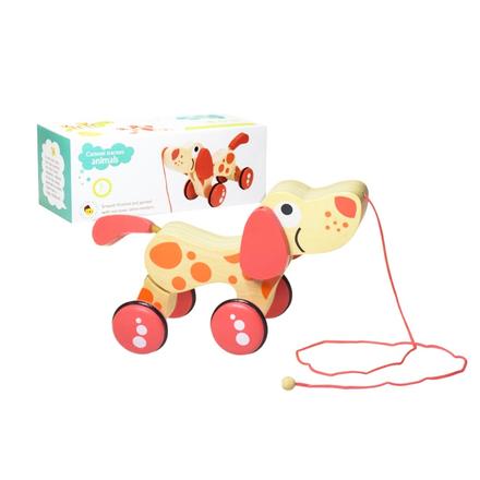 Drevený psík na ťahanie, 