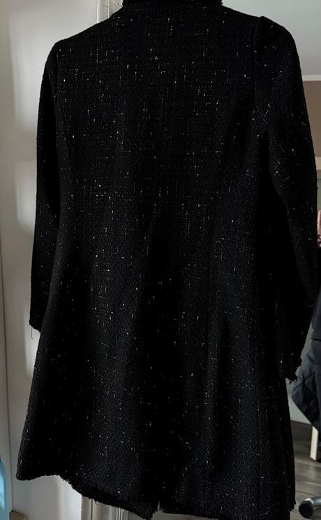 Tvídové dlhé sako, 38