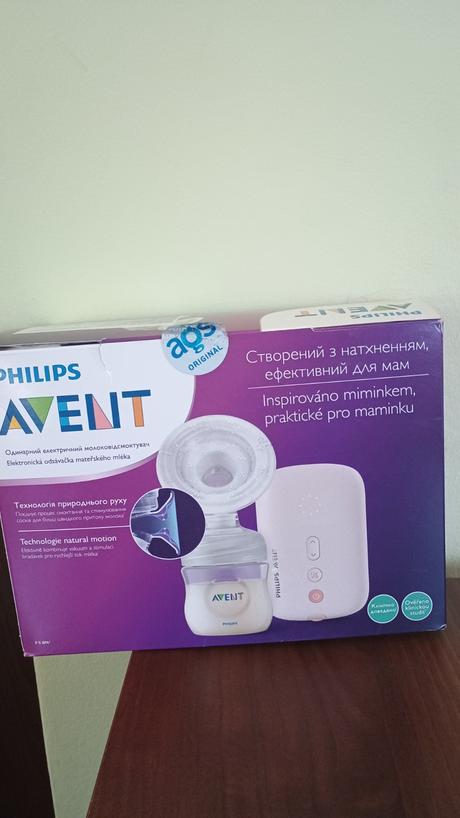 Elektronická odsávačka mlieka avent, 