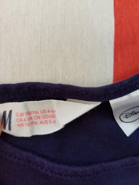 Saty tricko v dobrom stave bavlna hm, h&m,116