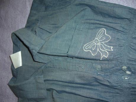 Tenká riflová košela, 140