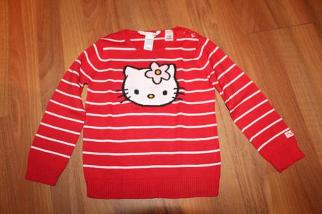 Svetrík hello kitty, h&m,98