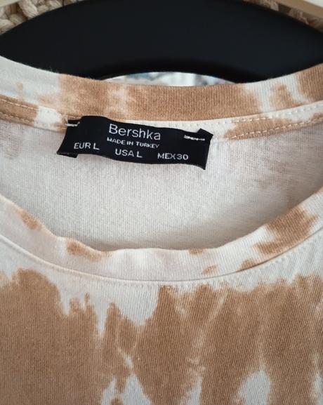 Tričkové šaty bershka, bershka,l