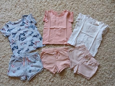 Tričká h&m 92 a šortky h&m 86, h&m,92