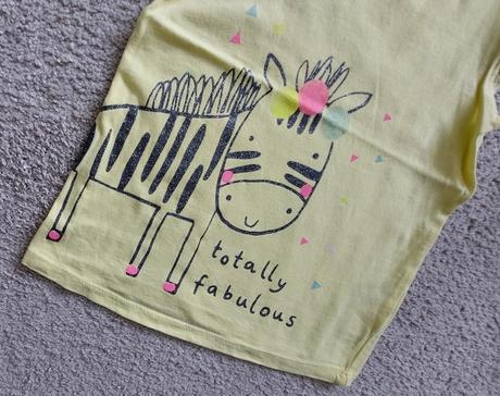 Žlté tričko so zebrou vel. 98, 98