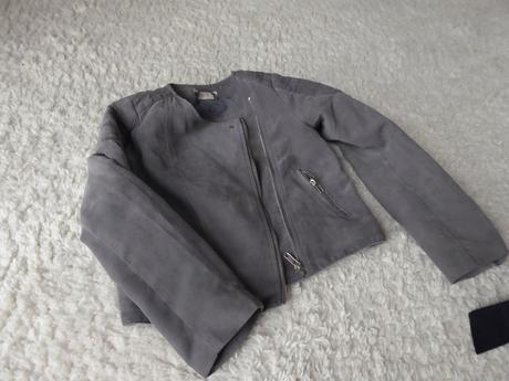 Semišová bunda hm, h&m,128