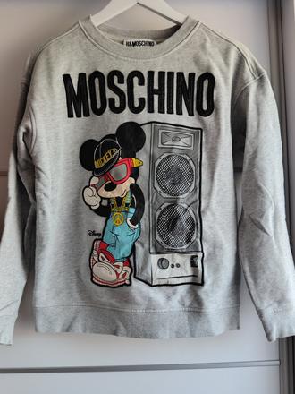 Moschino mickey perfektná štýlová mikina, moschino,s