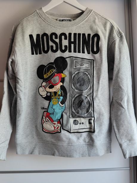 Moschino mickey perfektná štýlová mikina, moschino,s
