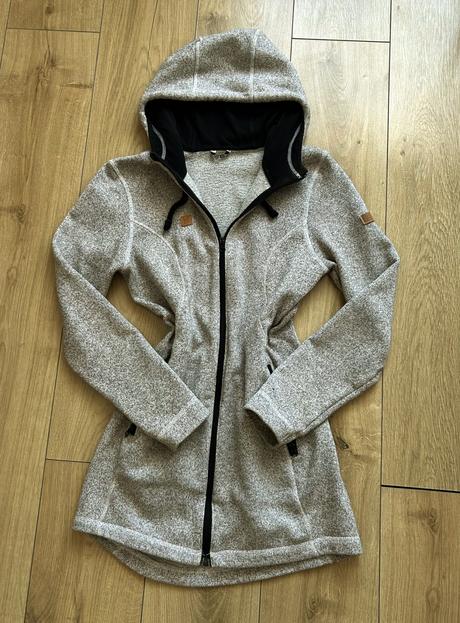 Dámska teplá predĺžená mikina, loap,m