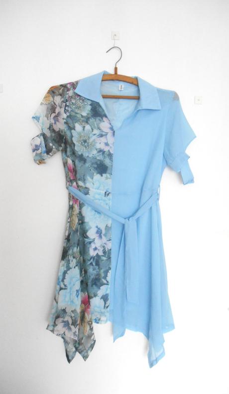 Atypické tenučké šaty veľ.l, l