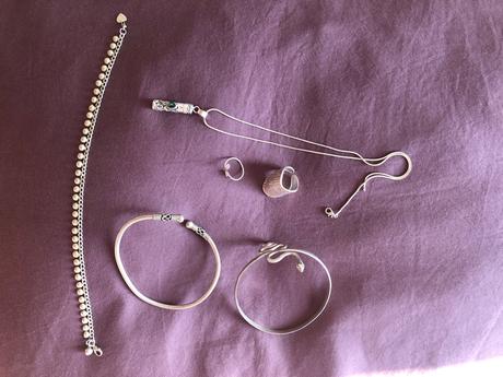 Striebro prave strieborne doplnky boho styl, 