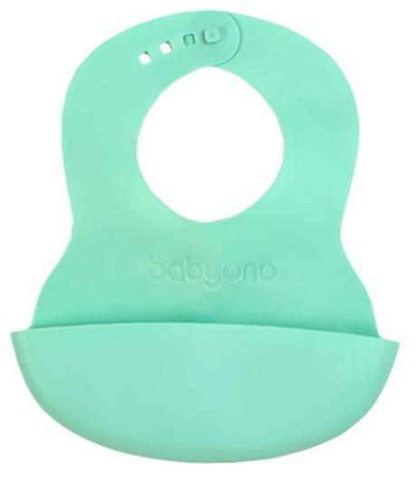 Babyono 835 podbradník silikónový mentolový, 
