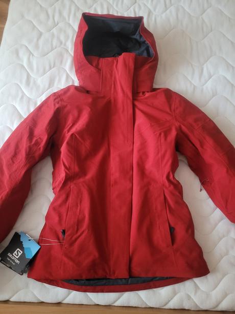 Zimná lyžiarska bunda salomon nova, salomon,xs