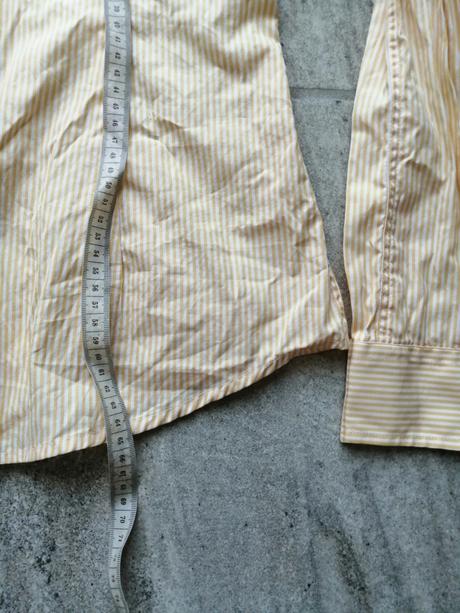 Žlto biela šik košeľa dolce&gabanna,vs-m,bavlna, s