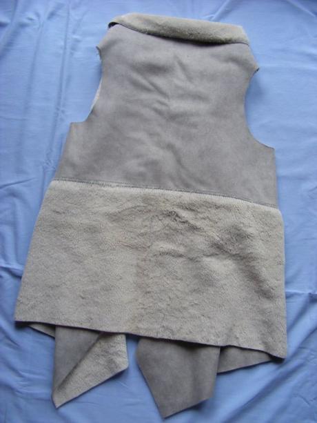 Vesta z umelej kožušiny - m/l, m