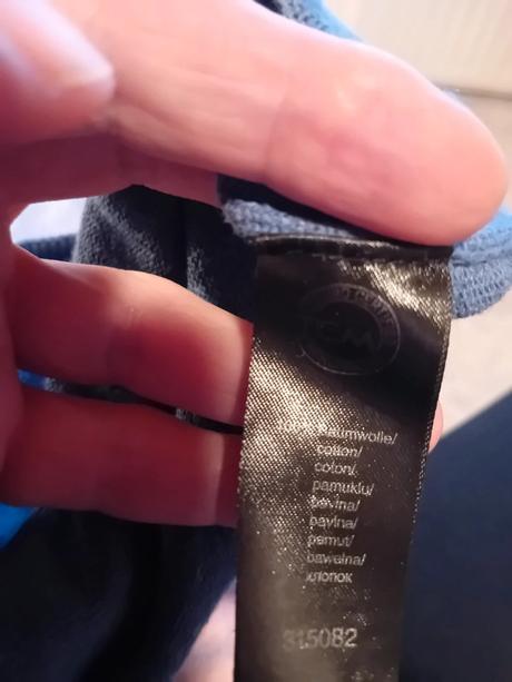 Modrý pulóver do s výstrihom do v, tchibo,xl