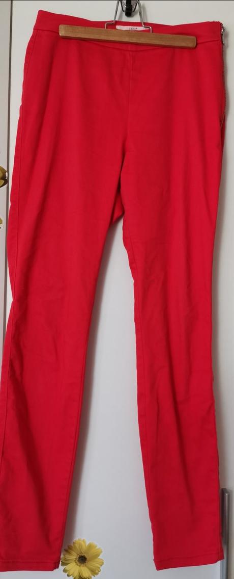 Nohavice slim, h&m,40