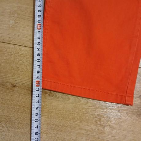 Červené elastické rifle s vysokým pásom, tchibo,48