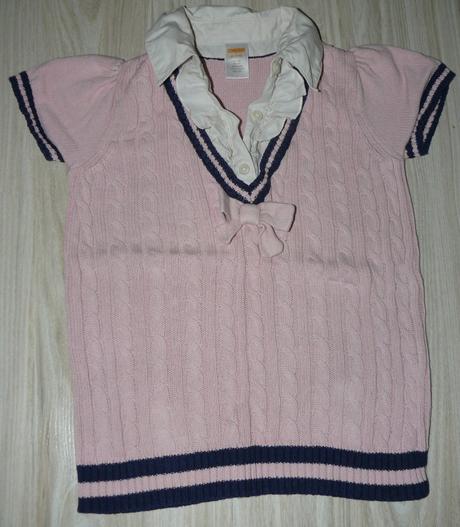Teplá vesta-svetrík 7-9 r., gymboree,128