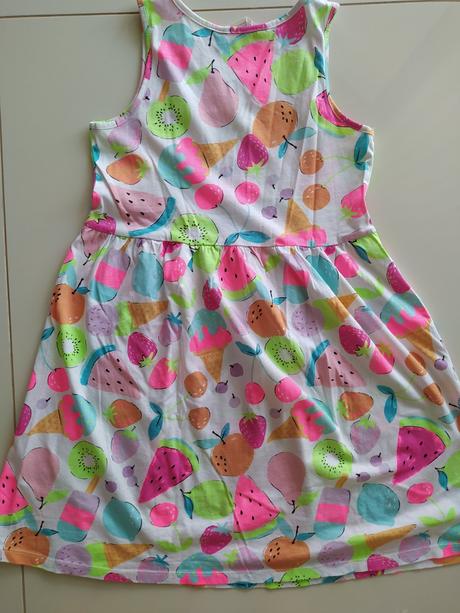 Veselé letné šaty, h&m,134
