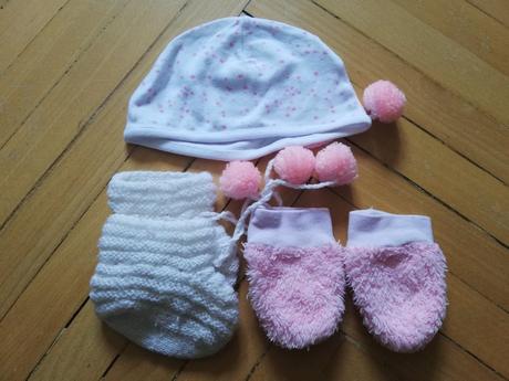 Rukavicky, papucky, ciapocka, 56