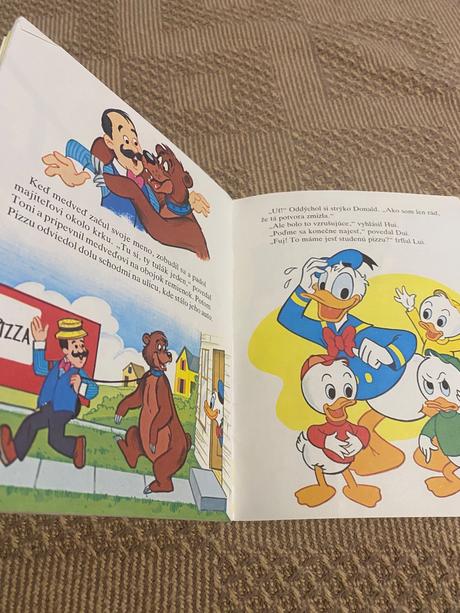 Krásna mini rozprávka walt disney donald duck,