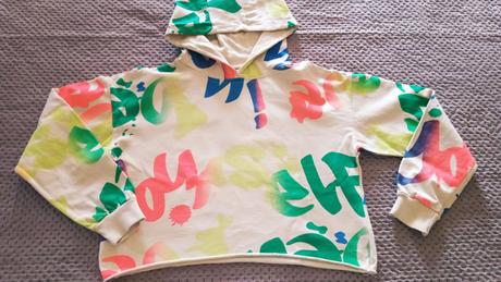 Mikina crop top, 170