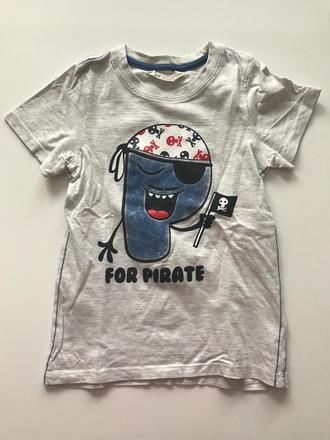 Tricko pre piráta, h&m,110