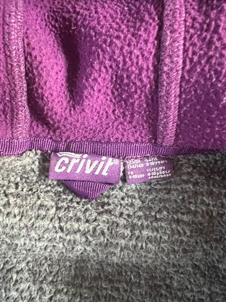 Fleecova mikina, crivit,134