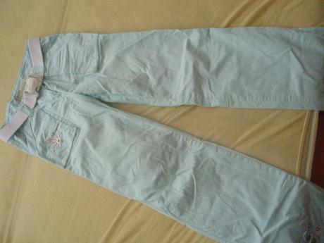 Bledomodré nohavice madoc , s