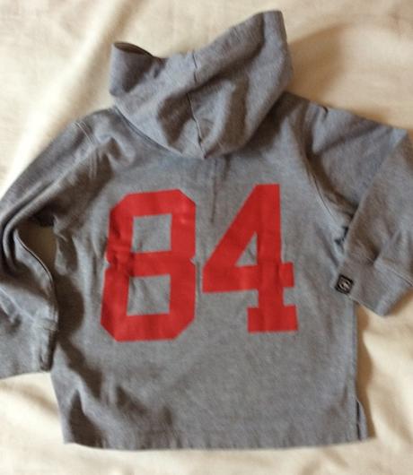 Športová mikina s kapucou v. 110/116, 110