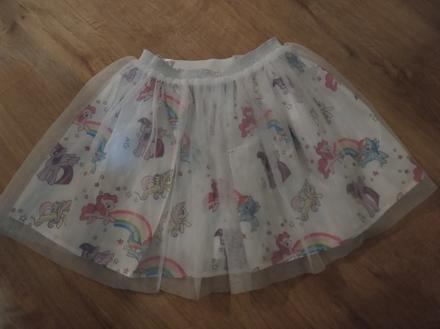 Sukňa my little pony, h&m,134