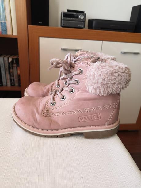Zimné topánky ccc venice - ružové v.28, 28