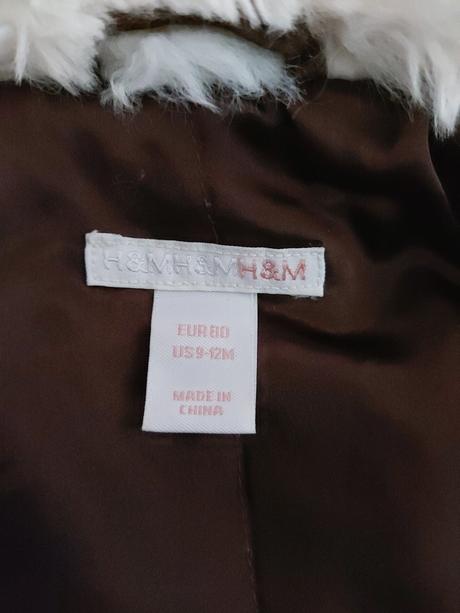 Zimný kabátik h&m v top stave, h&m,80