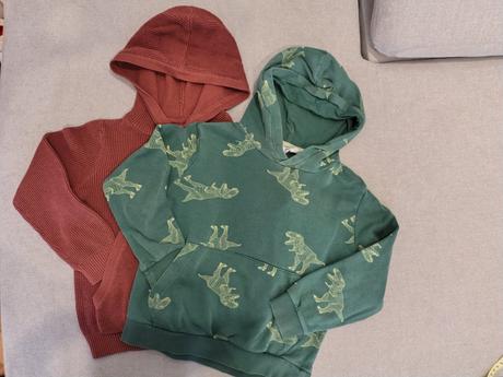Mikina 2x, h&m,128