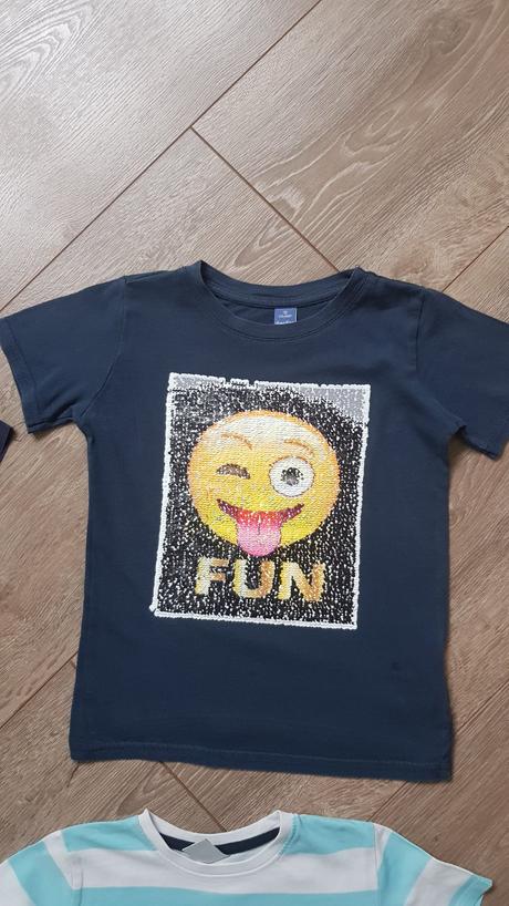 4 tričká veľ.116 spolu za 5,50 eur, 116