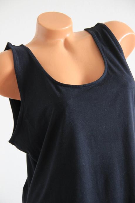 Čierny bavlnený body top, 2xl, primark,xxl
