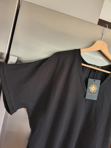 Makadamia bavlnené teplákové šaty s vreckami s-m, m