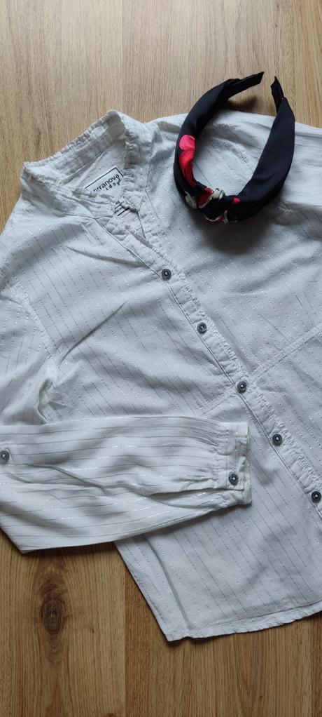 Biela, jemnučká košieľka, terranova,140