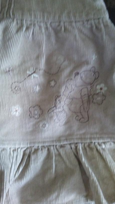 Šaty na zimu/menčestrové šatky, disney,74