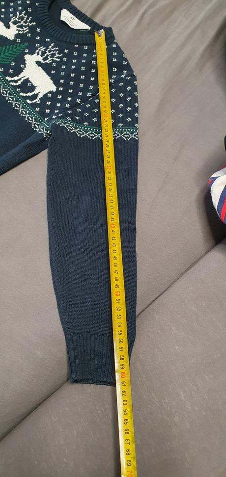Vianočný sveter, h&m,134