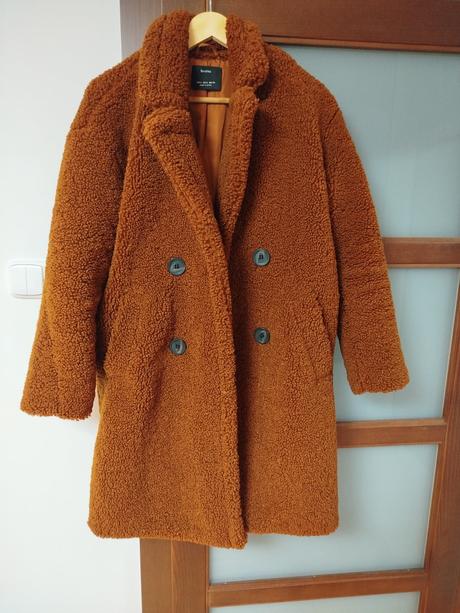 Teddy kabát, bershka,m