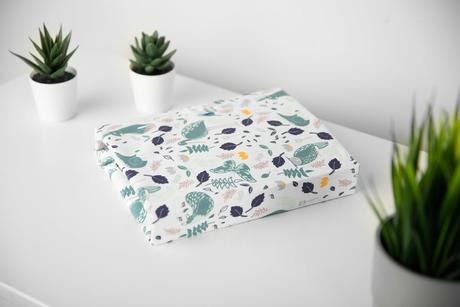 Sensillo bavlnená plachta s potlačou 60x120cm zvie, šírka (cm): 60,dĺžka (cm): 120