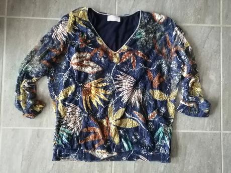 Šik blúzka vzor čipka made in france, vm, m