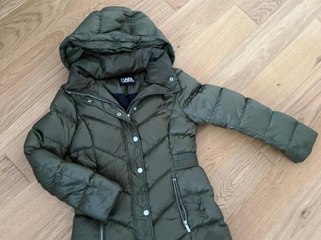 Predĺžená bunda karl lagerfeld, s